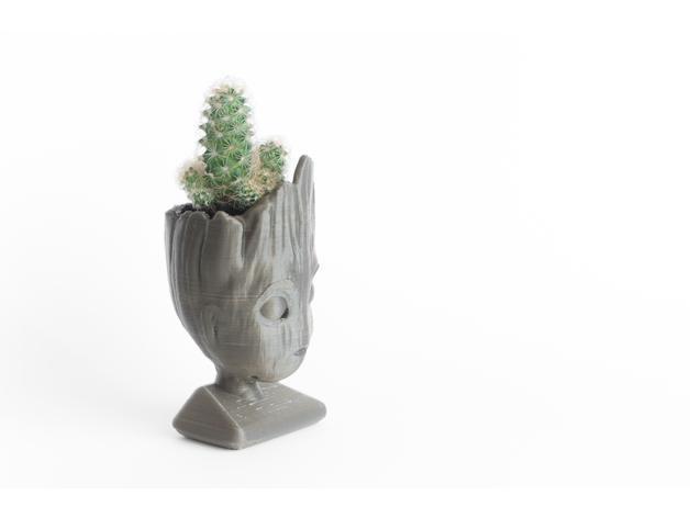 Baby groot (remixed) head planter