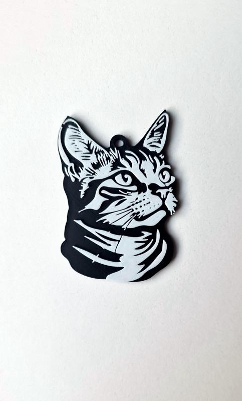 American Wirehair keychain