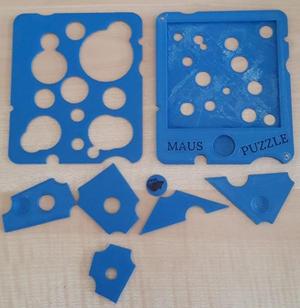 Mauspuzzle mit Deckel