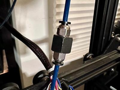 Bowden Coupler Using the Correct Thread (PC4-M10, 1/8 NPT)   