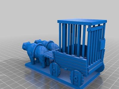 Prisoner wagon for 28mm gaming