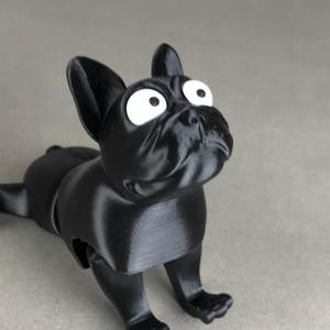 French Bulldog - Print in Place - No Supports - Articulated