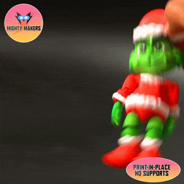 Print In Place Flexi Grinch