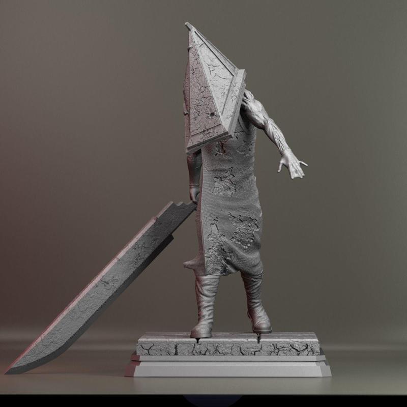 Pyramid head Fan art - Silent hill 2 3D print model