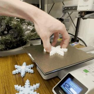 Snowflake Fidget Spinners