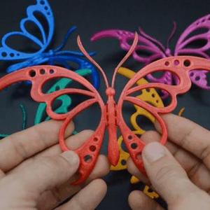 Butterfly with clip