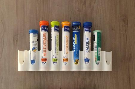 vitamin tube rack (with 1, 3, 5, 7 and 9 holes)
