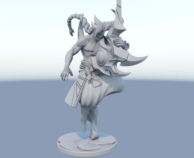 kayn league of legends lol 3d print model