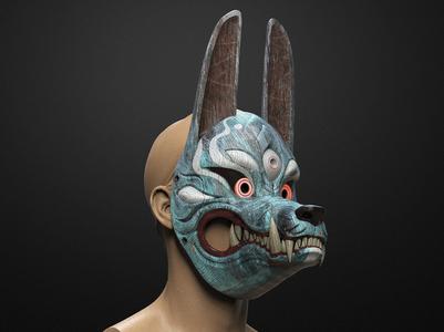 Kitsune Mask from Ghost of Tsushima