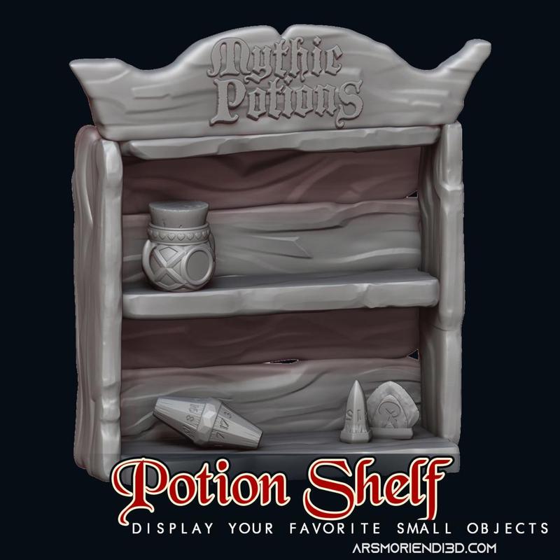 Potion Shelf - Mythic Potions