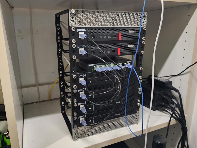 10 in rack Shelves for Dell 9020 and Lenovo M720q