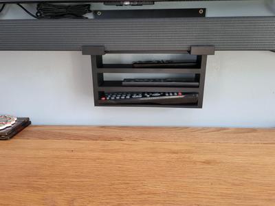 Soundbar Bracket and Remote Organiser