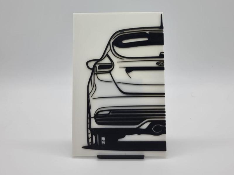 2D Wall Art Ford Focus ST
