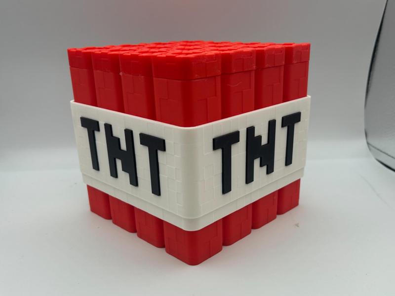 Minecraft TNT Bucket (print coming soon)