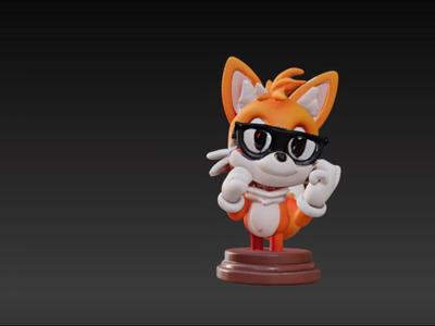 Tails Cool Edition – The ultra-stylish 3D figurine 