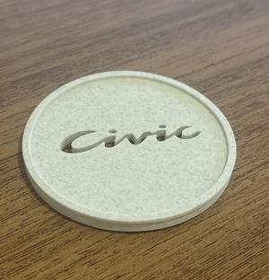 Honda Civic coaster