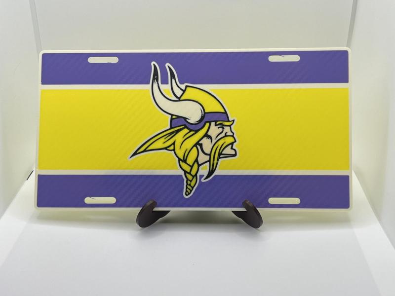NFL Team License Plate - Minnesota Vikings