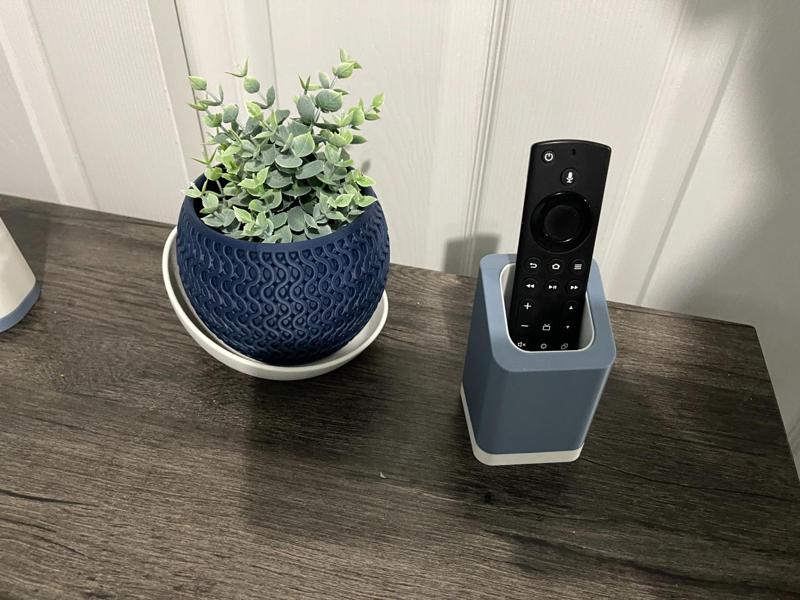 Customizable modern remote holder, pencil holder
