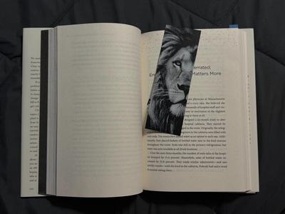 bookmark multicolor print 