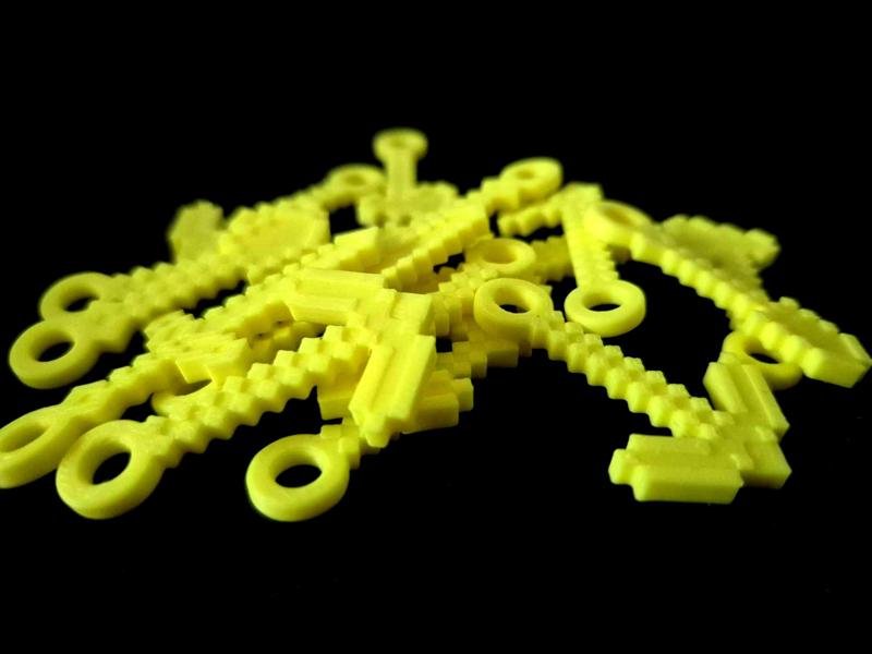Minecraft Tools Keychain