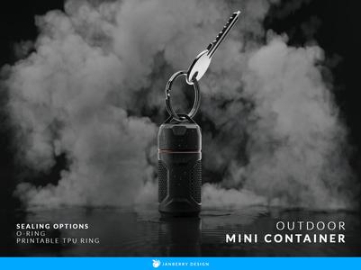 Robust Mini Outdoor Container - for Key Chain