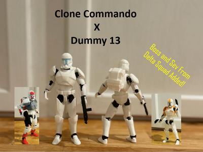 Clone Commando (+ Delta Squad Variants) x Dummy 13