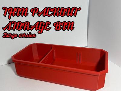 Thin Milwaukee Packout Storage Bin (Large version)
