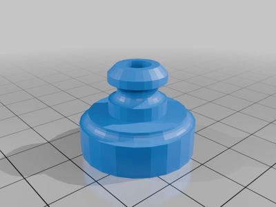 Hydraulic quick connector dust cap for 1/4" ISO A.
