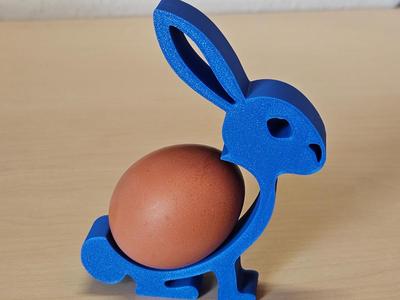 Easter egg holder with egg drop protection