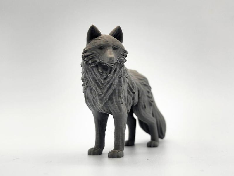 Fluffy Timberwolf Figure