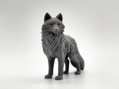 Fluffy Timberwolf Figure
