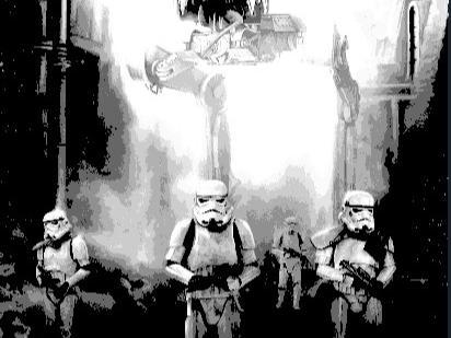 Star Wars - Hueforge - Black and White