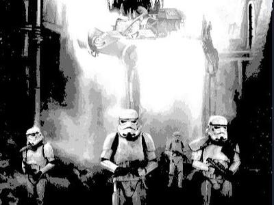 Star Wars - Hueforge - Black and White