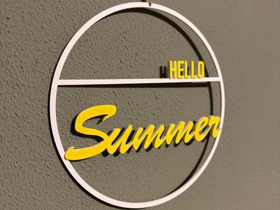 Hello Summer - Wall Decoration