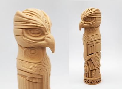 Falcon Totem Pole