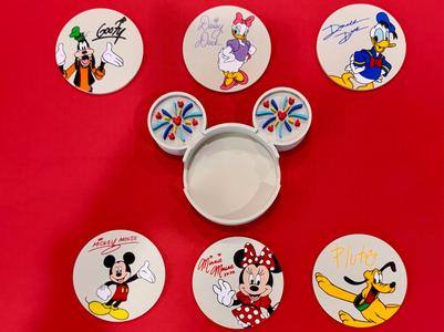Mickey and Friends Coaster & Holder