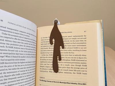 Spilled Coffee Bookmark