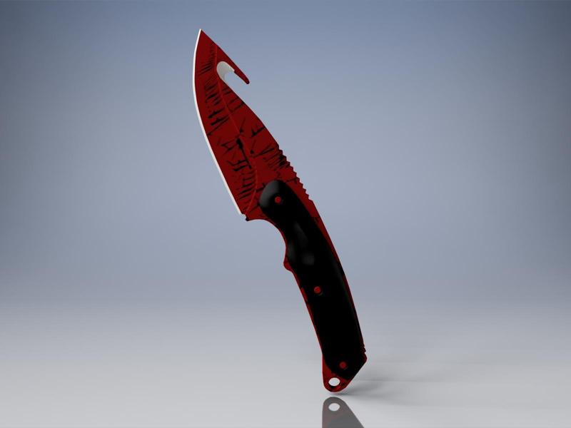 CS2 Counter Strike Gut Knife Crimson Web Factory New