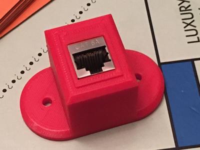 RJ45 Keystone Ethernet Network Cable Mount