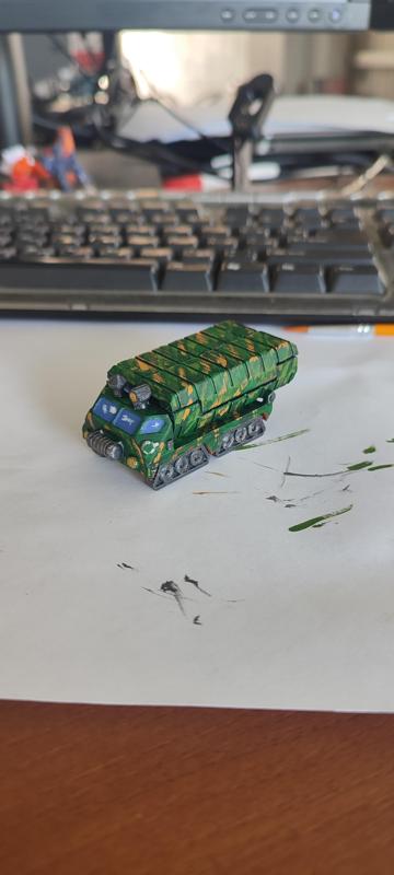 Mobile repair bay for american mecha game