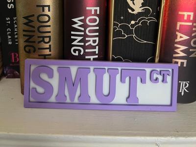 Bookshelf Sign – Smut Ct – Street Sign