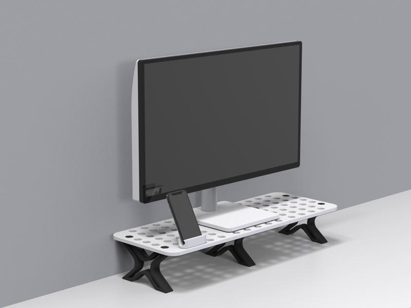 Modular, Expandable, & Customizable Monitor Riser