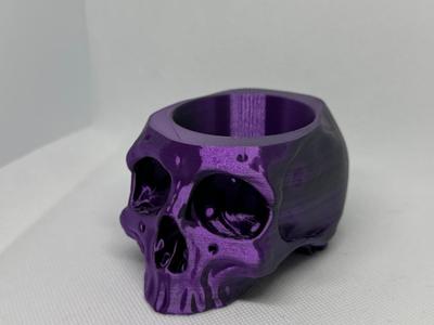 skull planter