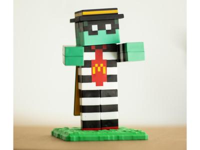 Zombie Hamburglar Minecraft Stand