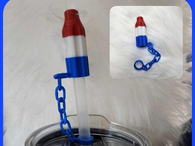 Straw Topper Rocket or bomb shaped Popsicle