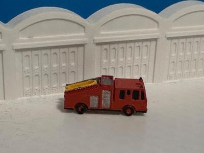 Fire Engine 11 - Rescue vehicle with squad cabin & boat (z-scale)