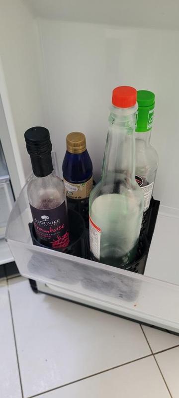 Support bouteilles frigo modulable