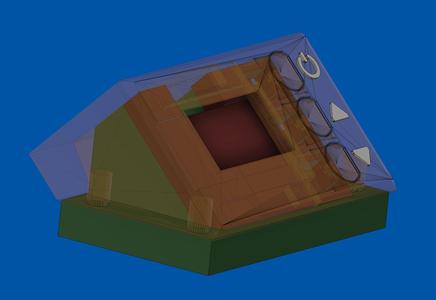 Reworked Vertical Display for (Un)Original Prusa Drybox