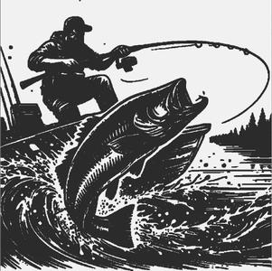 For the true fisherman lamp/deco !