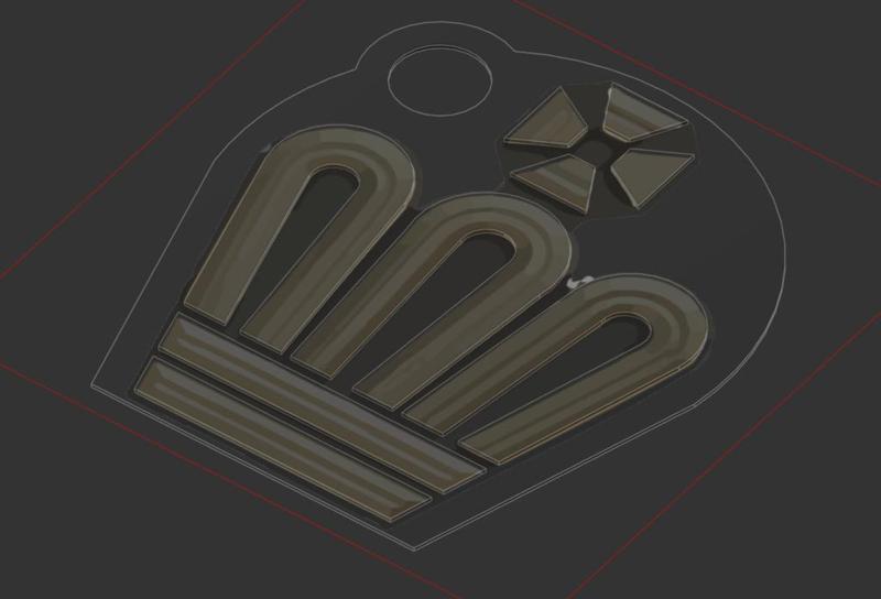 Toyota CROWN Keychain